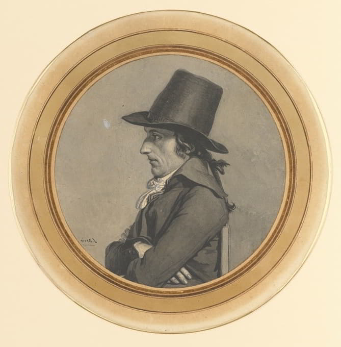 安德烈·安托万·伯纳德的肖像，名叫伯纳德·德·圣人