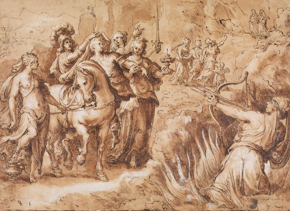 Jan van der Straet - Allegory of the Course of Human Life (Choosing Virtue)