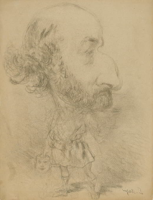 Nadar (Gaspard Félix Tournachon) - Portrait of Émile Augier