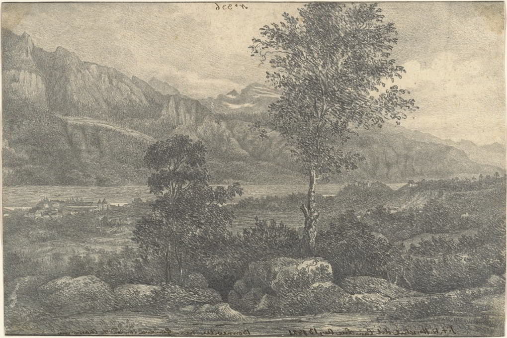 Sir John Frederick William Herschel - Bonneville near Geneva on the Road to Chamonix