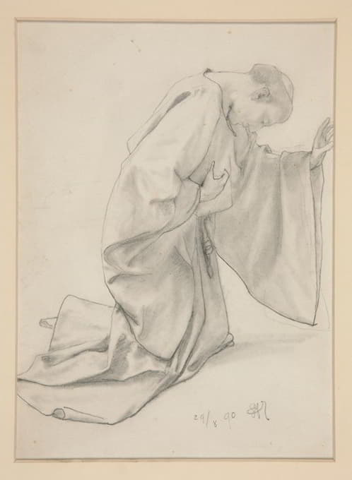 Alfred Parsons - Monk Kneeling