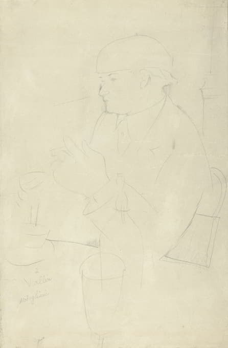 Amedeo Modigliani - Portrait of Vallin