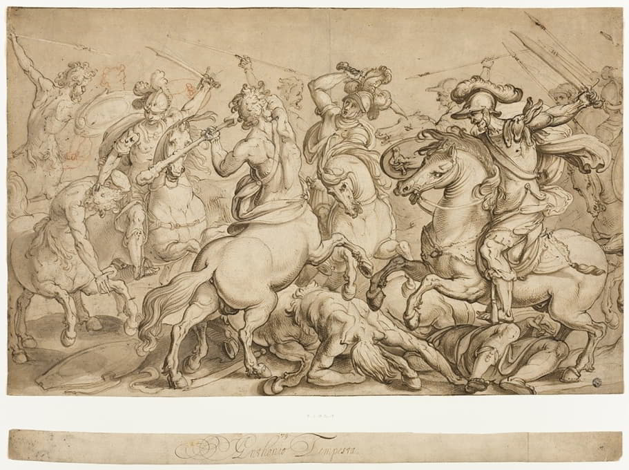Antonio Tempesta - Battle of the Lapiths and Centaurs
