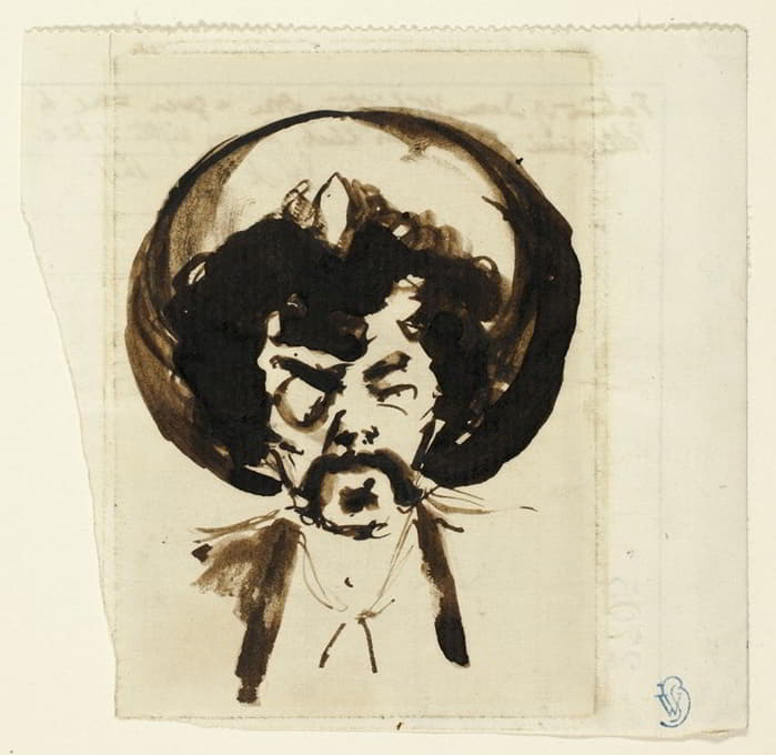 Carlo Pellegrini - Portrait of Whistler