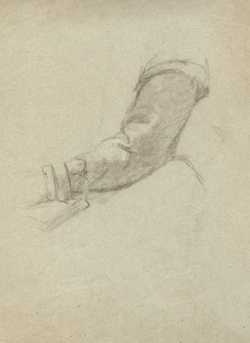 Edwin White - Sleeve, sketch for Signing of the Compact in the Cabin of the Mayflower