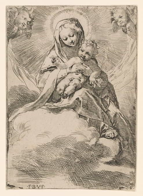 Federico Barocci - Virgin and Child in the Clouds