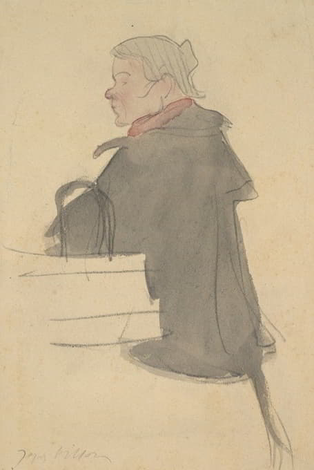 Jacques Villon - Seated Woman