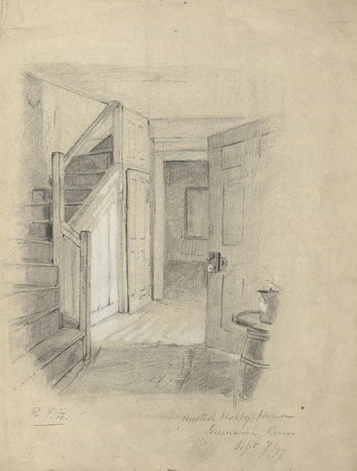 Rufus Fairchild Zogbaum - Interior of the Husted Hobby House, Greenwich, Conn.