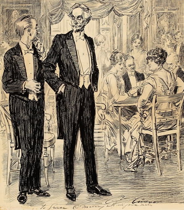 Charles Dana Gibson - Is Your Wife Losing