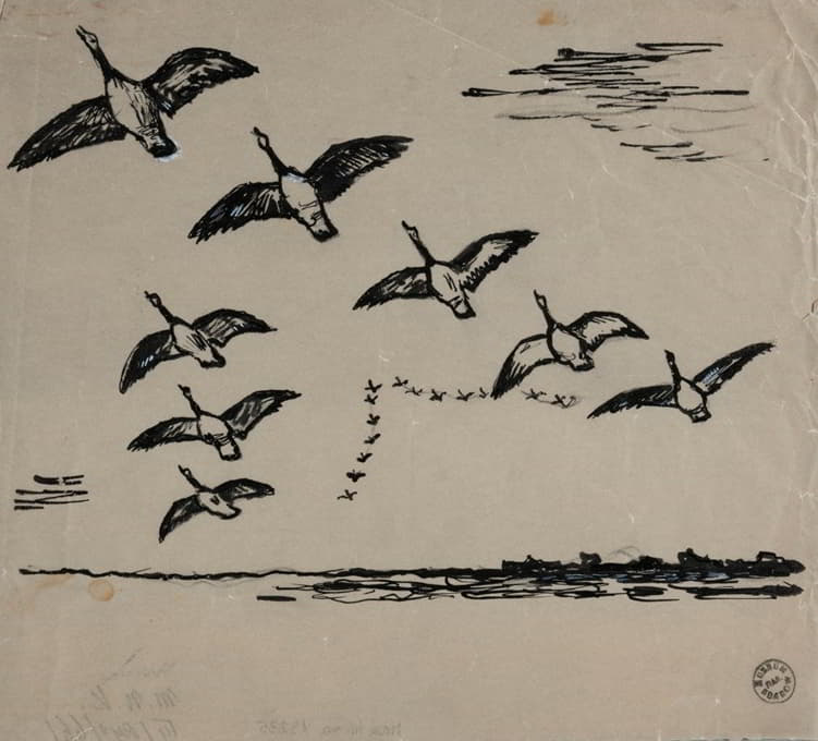 Ivan Ivanec - Klucz lecących ptaków