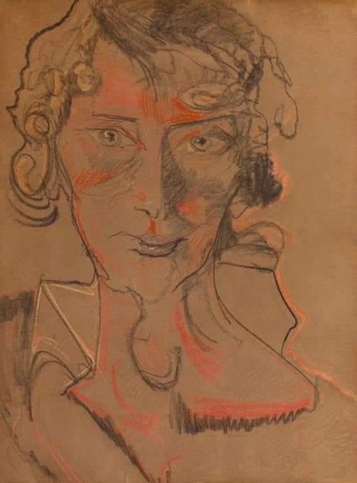 Stanisław Ignacy Witkiewicz - Portrait of Eugenia Dunin-Borkowska