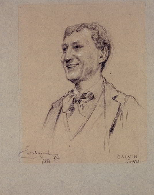 皇宫演员卡尔文的肖像。