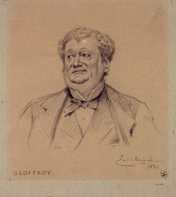 皇家宫殿演员杰弗里的肖像。