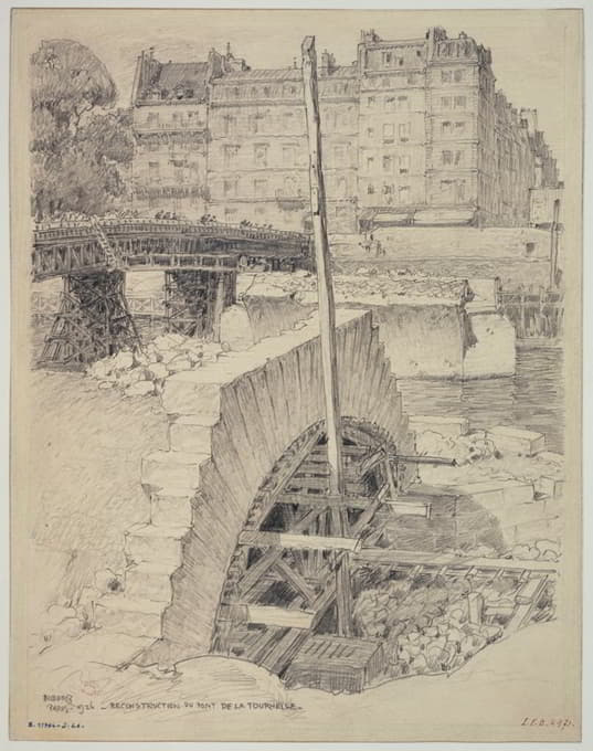 Ferdinand Boberg - Reconstruction du pont de la Tournelle