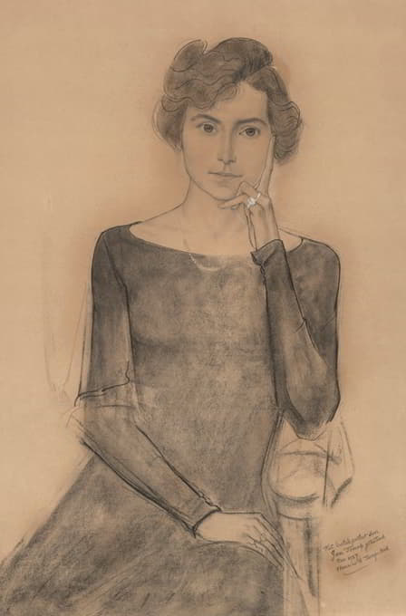 Jan Toorop - Portrait of Elisabeth Le Brun