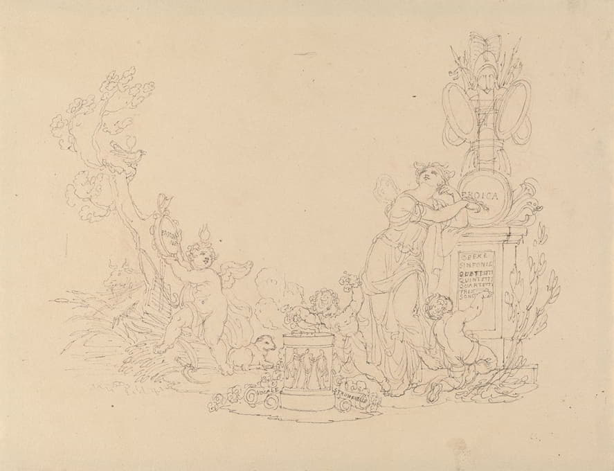 Edward Francis Burney - Designs for Illustrations to Beethoven’s Works
