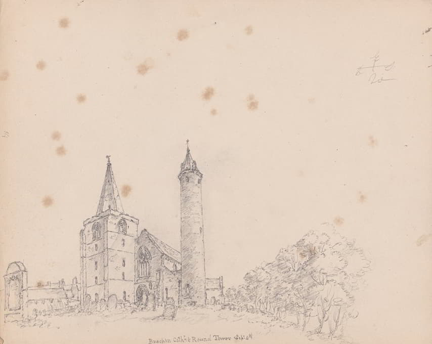 布雷钦大教堂和圆塔，苏格兰