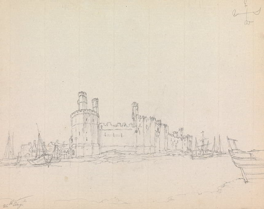 Caernarfon城堡，鹰塔外