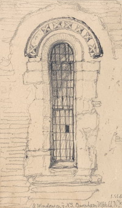John Sell Cotman - Window on the North Side of Burnham Ulph Church, Norfolk