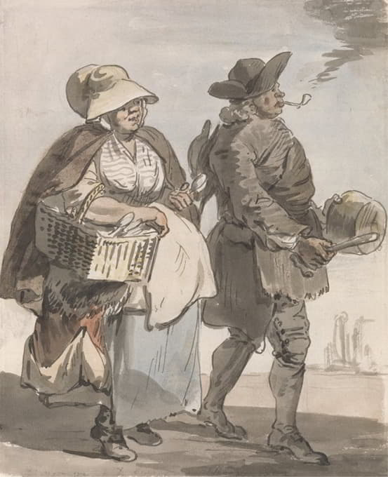 Paul Sandby - London Cries; ‘Do You Want any Spoons..’