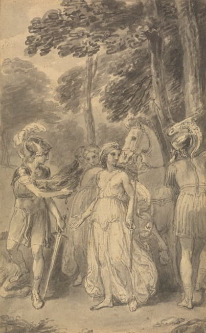 费内隆的《尤利西斯之子泰勒马科斯历险记》的六幅插图之一