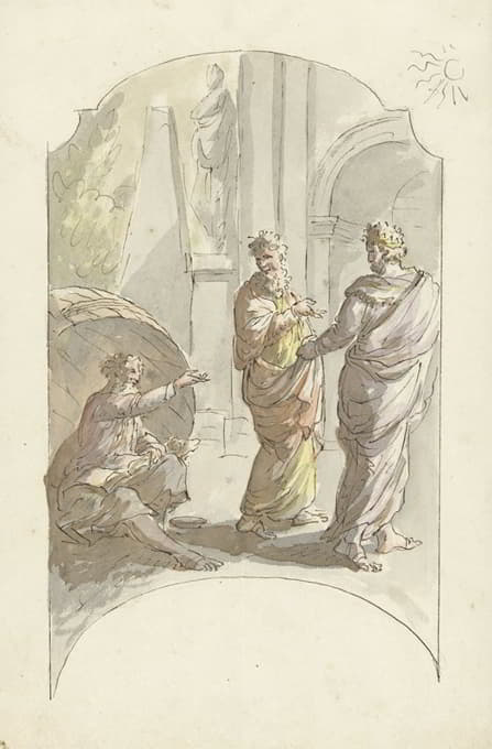 提奥奇尼斯要求亚历山大不要站在他的灯光下
