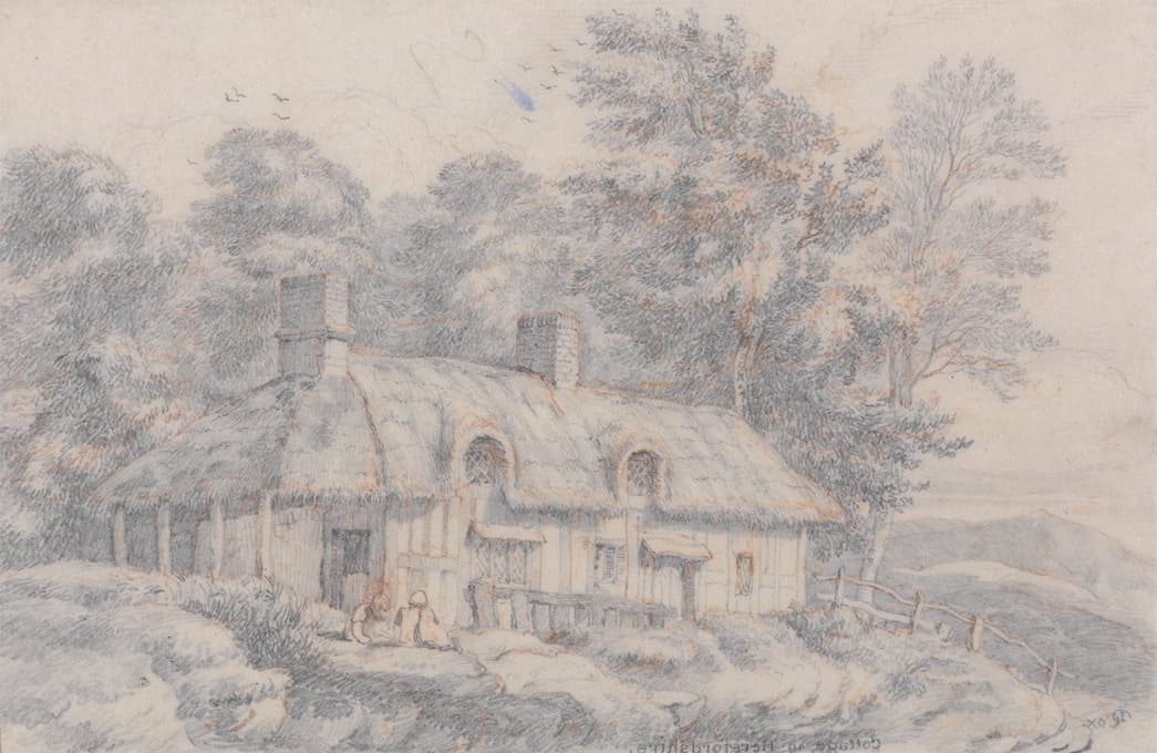 David Cox - Cottage in Herefordshire