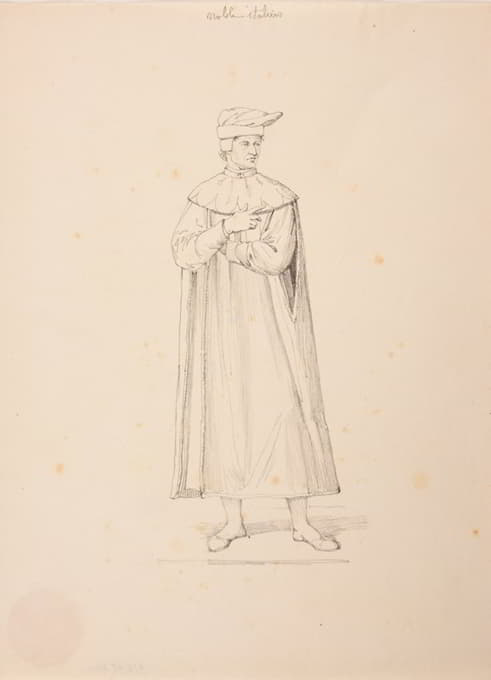 意大利贵族，15世纪。