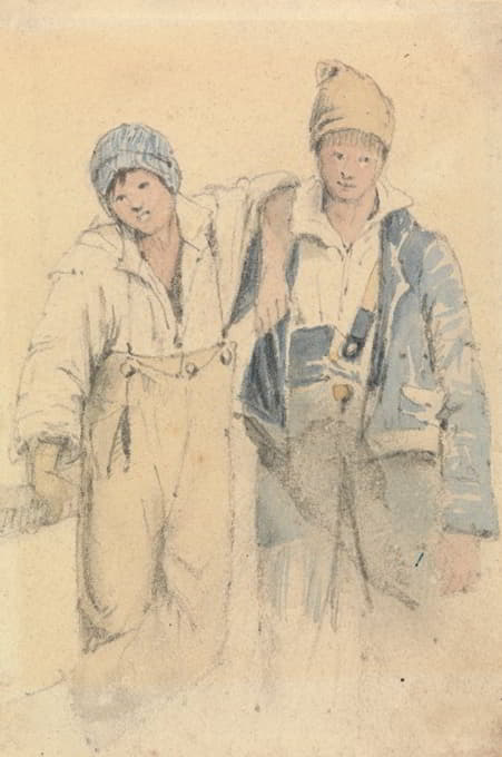 Samuel Prout - Two Boys
