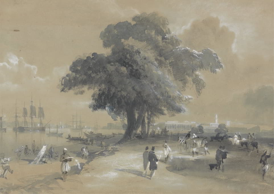 Sir Charles D'Oyly - Town and Port of Calcutta