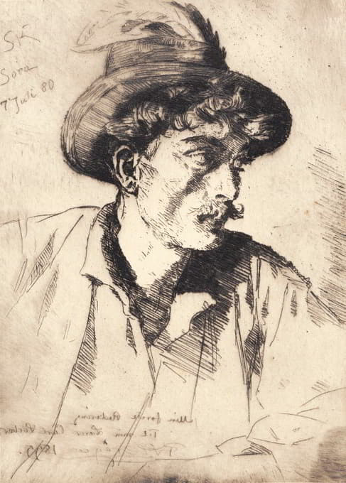 Peder Severin Krøyer - Italiensk landarbejder. Sora
