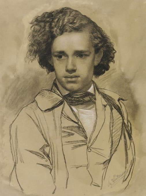 画家阿尔伯特·亨德谢尔的肖像