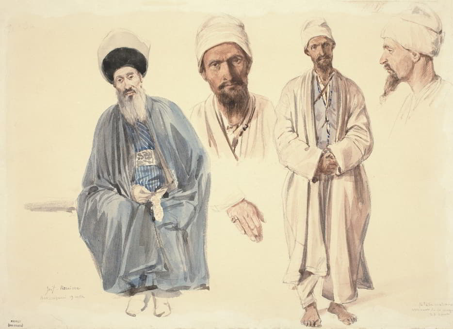 克里米亚的老犹太人和穆斯林鞑靼人