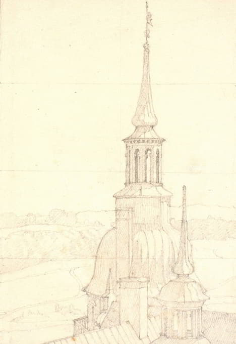 弗雷德里克斯堡的两座小塔之一。