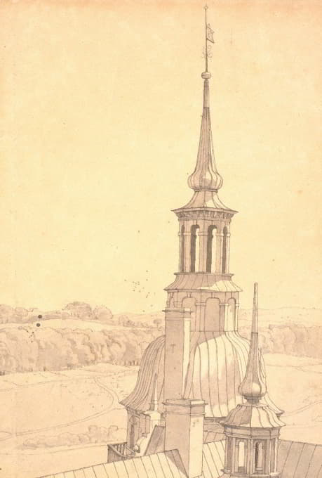 弗雷德里克斯堡城堡上的一座小塔