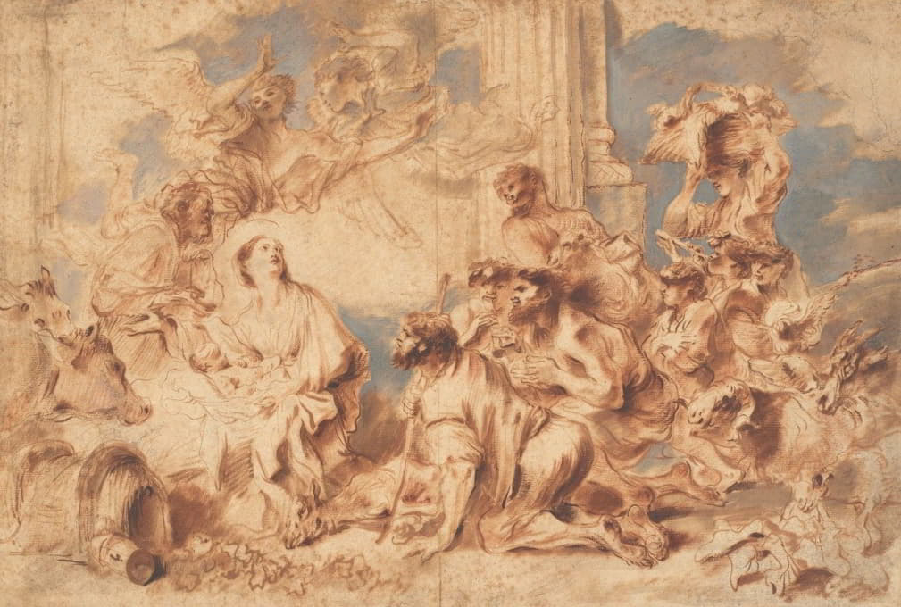 Giovanni Benedetto Castiglione - The Adoration of the Shepherds