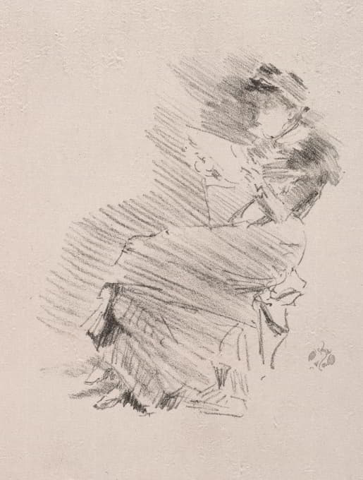 James Abbott McNeill Whistler - Reading
