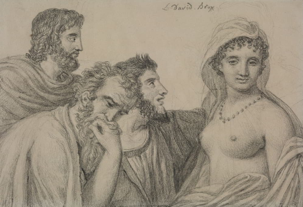 Jacques Louis David - Phryné before the Judges