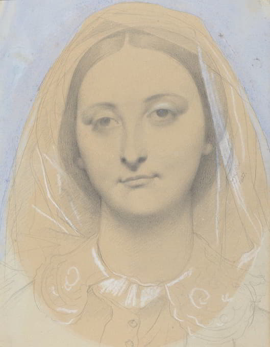Jean Auguste Dominique Ingres - Mademoiselle Mary de Borderieux