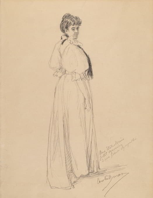 Carolus-Duran - Sketch of a Lady