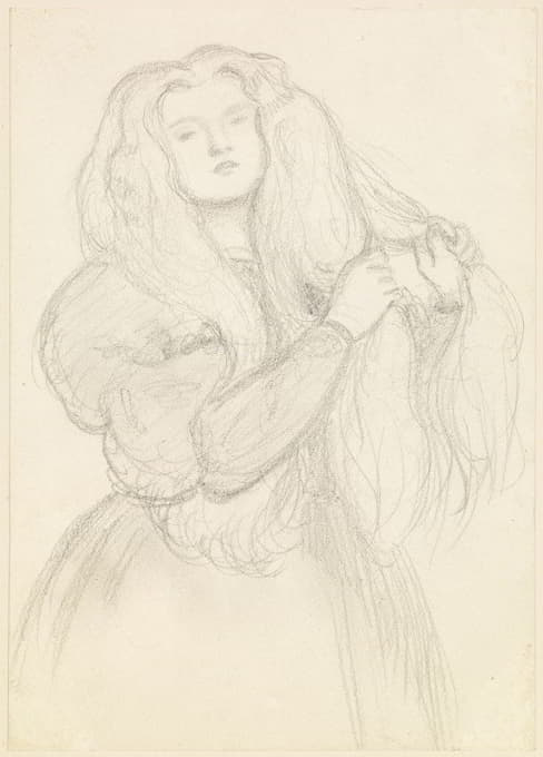 Dante Gabriel Rossetti - Portrait of Annie Miller