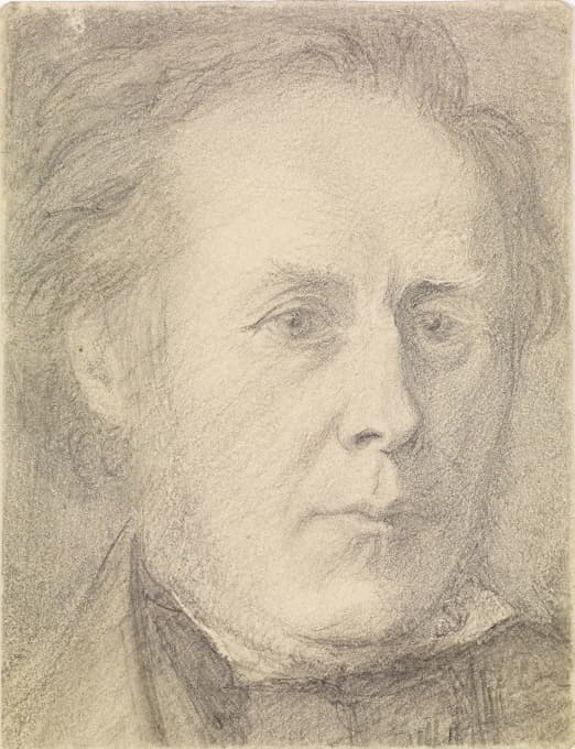 Dante Gabriel Rossetti - Portrait of Major Calder Campbell