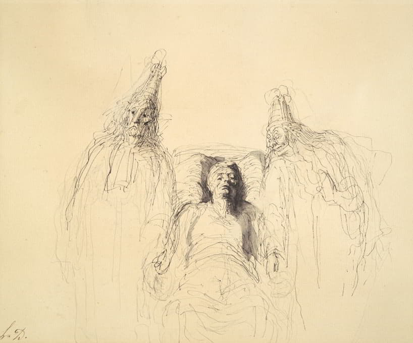 Honoré Daumier - The Imaginary Invalid