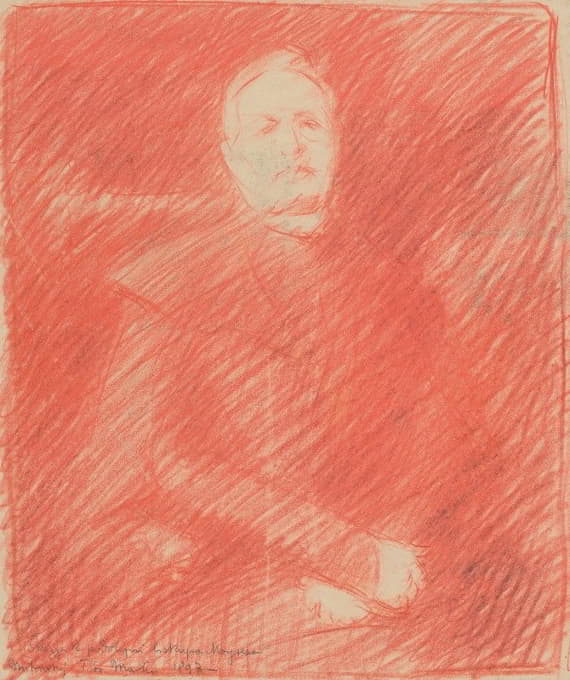 莫伊兹主教肖像素描
