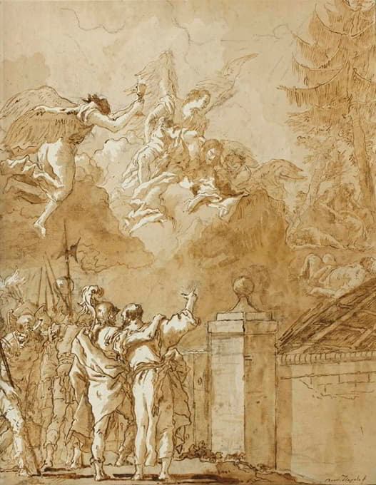 Giovanni Domenico Tiepolo - L’Agonie du Christ à Gethsémani