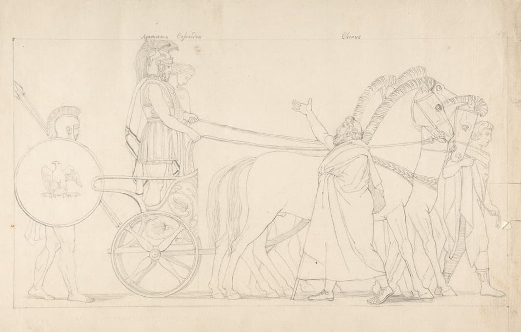 After John Flaxman - Composition from the Tragedies of Aeschylus