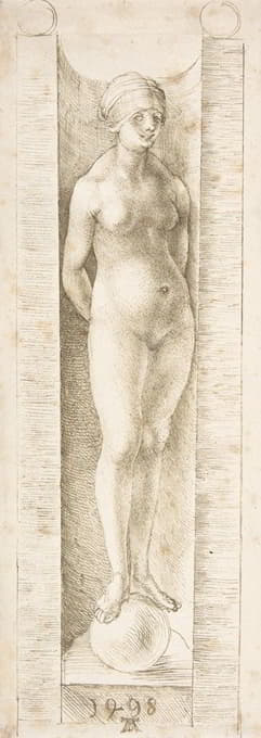 Albrecht Dürer - Fortuna in a Niche