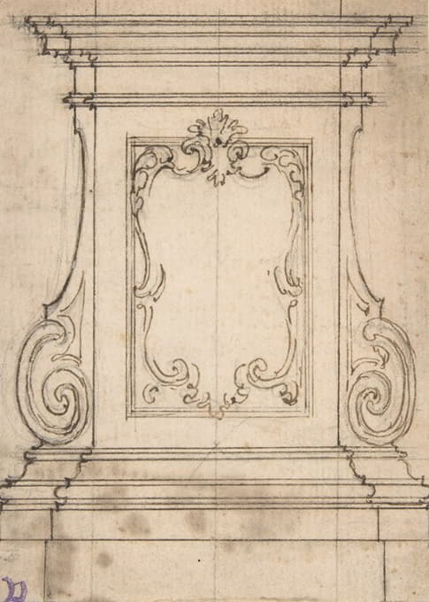 Giovanni Battista Foggini - Design for a Pedestal