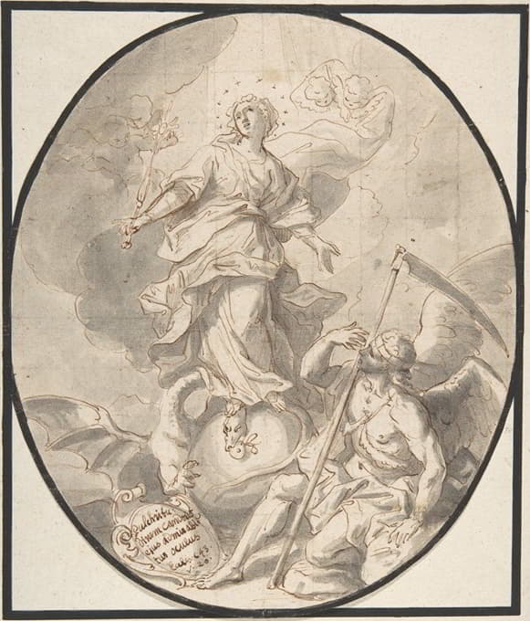Johann Georg Bergmüller - The Immaculate Virgin