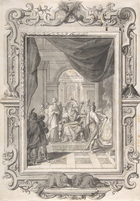 Johann Melchior Füssli - A Scene of Judgment